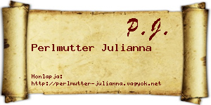 Perlmutter Julianna névjegykártya